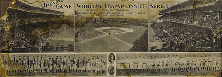 1909 World Series Game 1 at Forbes Field
